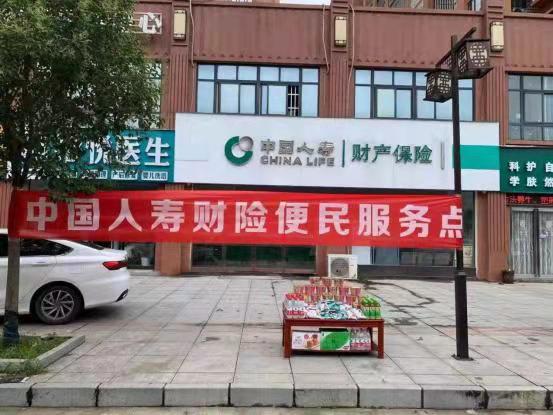 中国人寿财险扶沟县营销部设立便民服务点