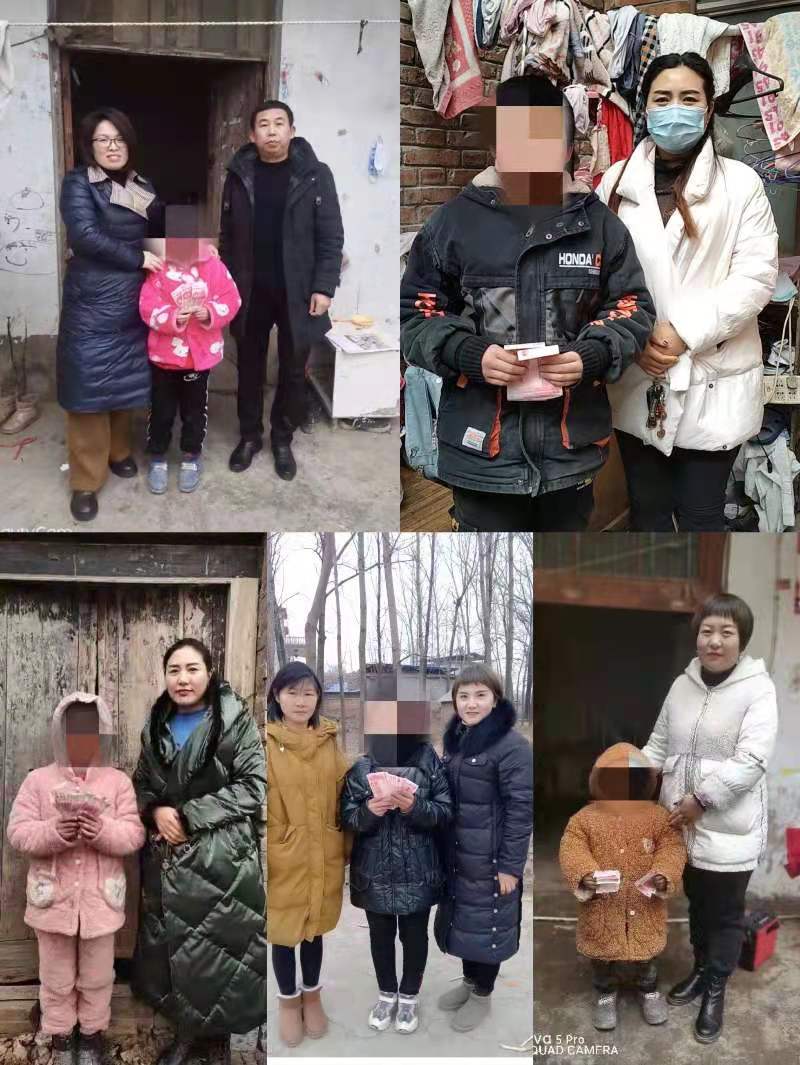 富德生命人寿太康支公司 “小海豚计划”爱心志愿者帮扶当地贫困儿童