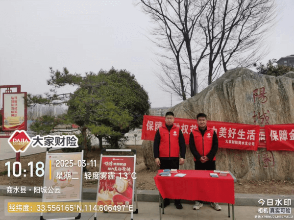 大家财险商水支公司开展“保障金融权益、 助力美好生活”消费权益保护宣传活动