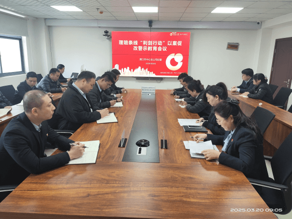 中国人寿财险周口中支召开“利剑行动”以案促改警示教育会议